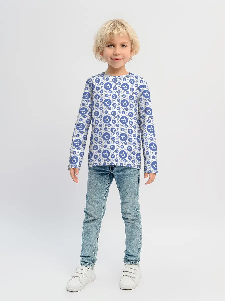 Детский лонгслив / Телец