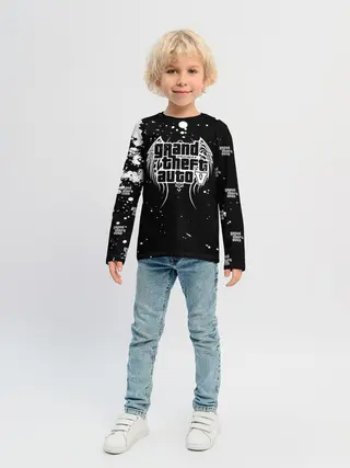Детский лонгслив / Grand Theft Auto крылья
