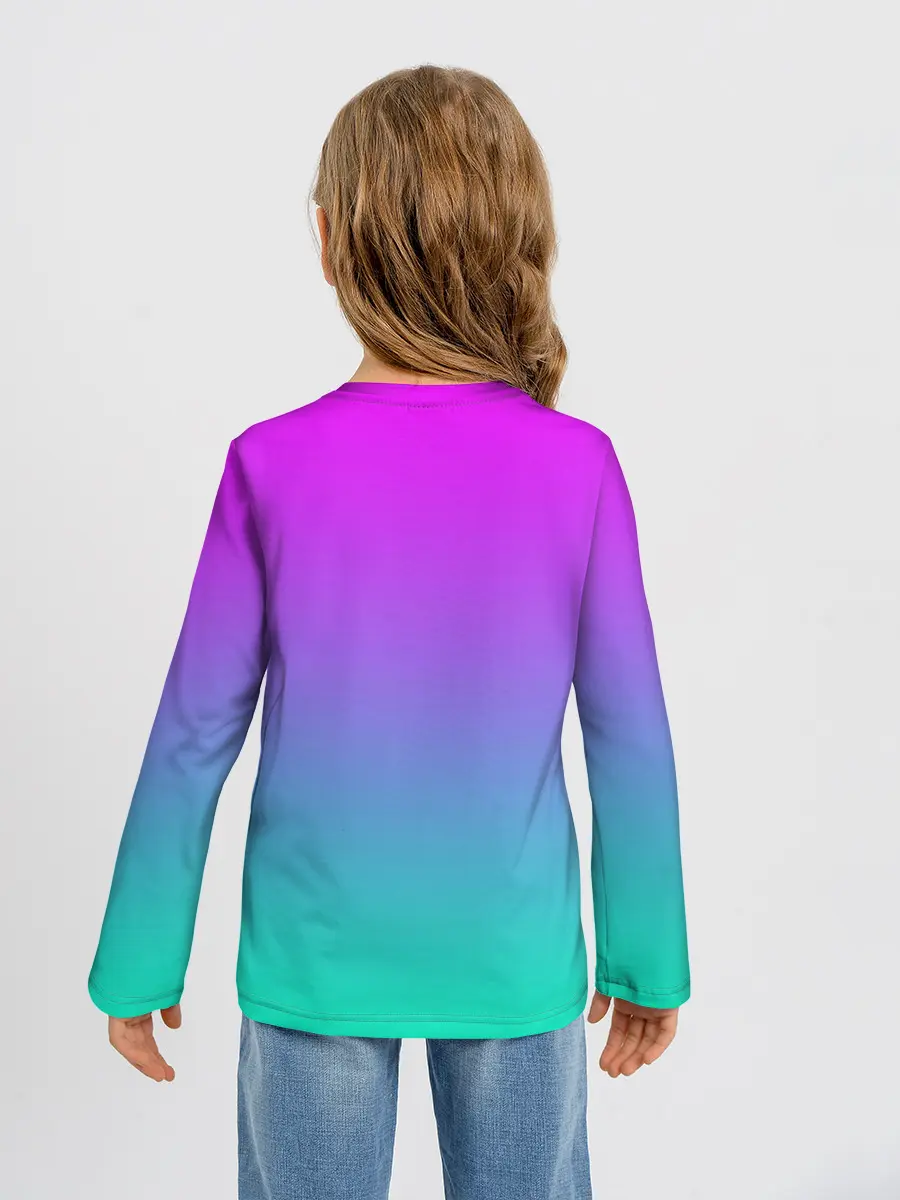 Детский лонгслив / Skittles | Черный