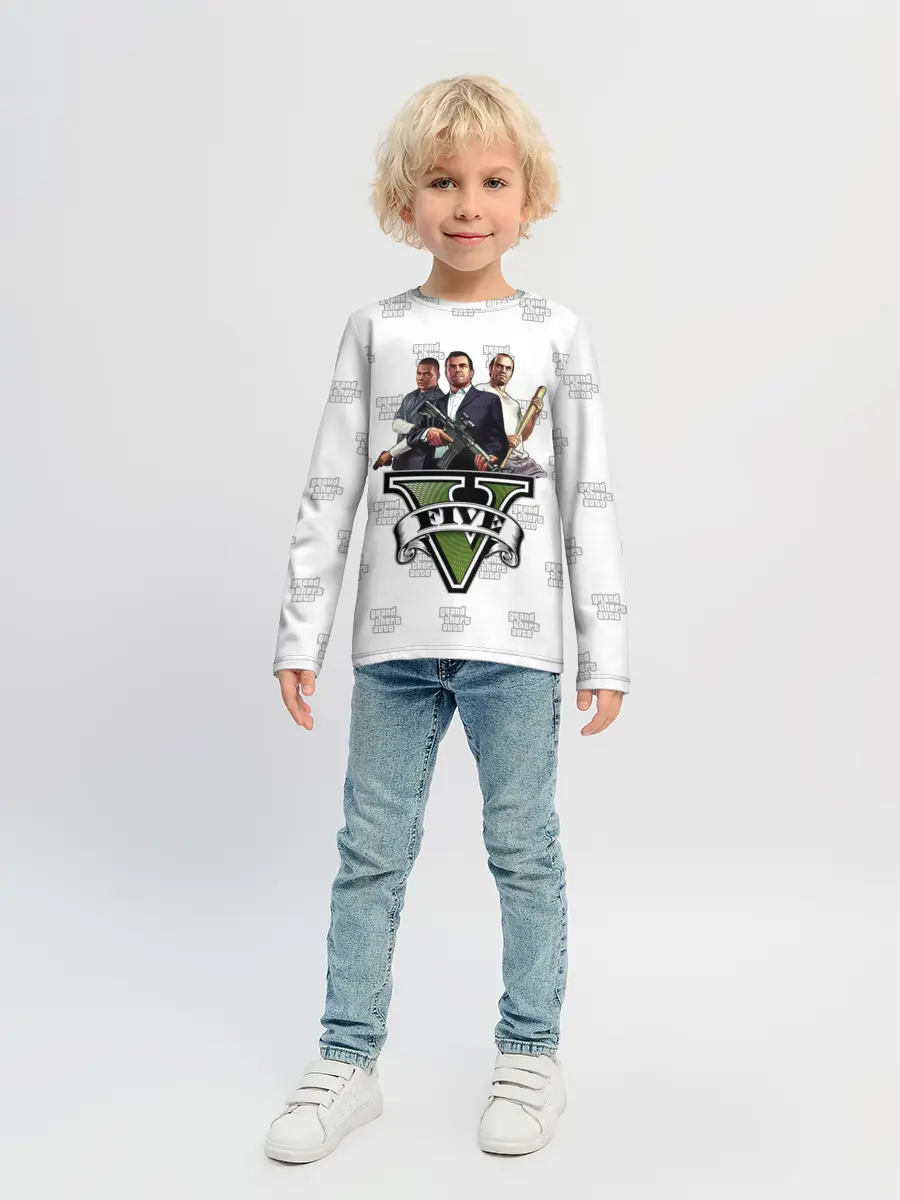 Детский лонгслив / Grand Theft Auto FIVE