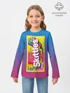 Детский лонгслив / Skittles | Желтый