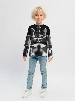 Детский лонгслив / Шахматы
