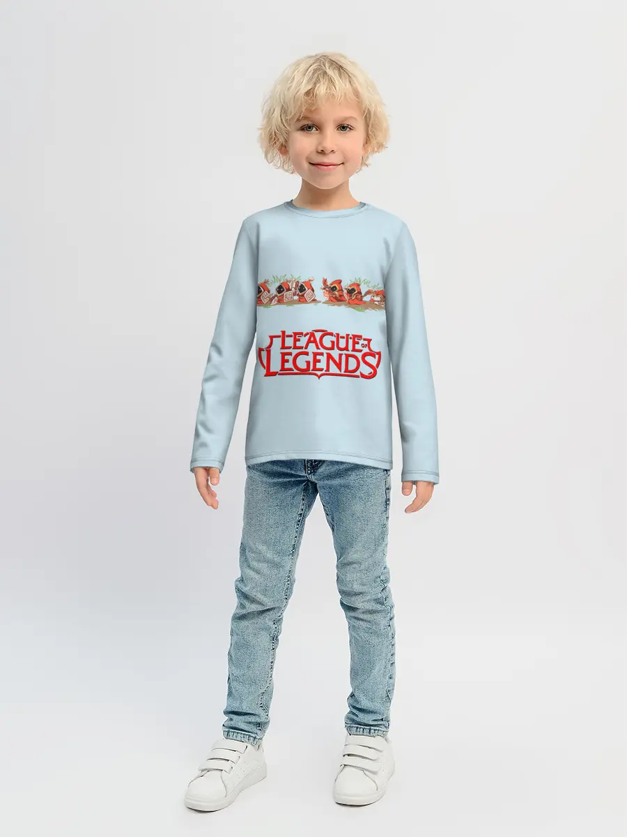 Детский лонгслив / Крипы | LOL
