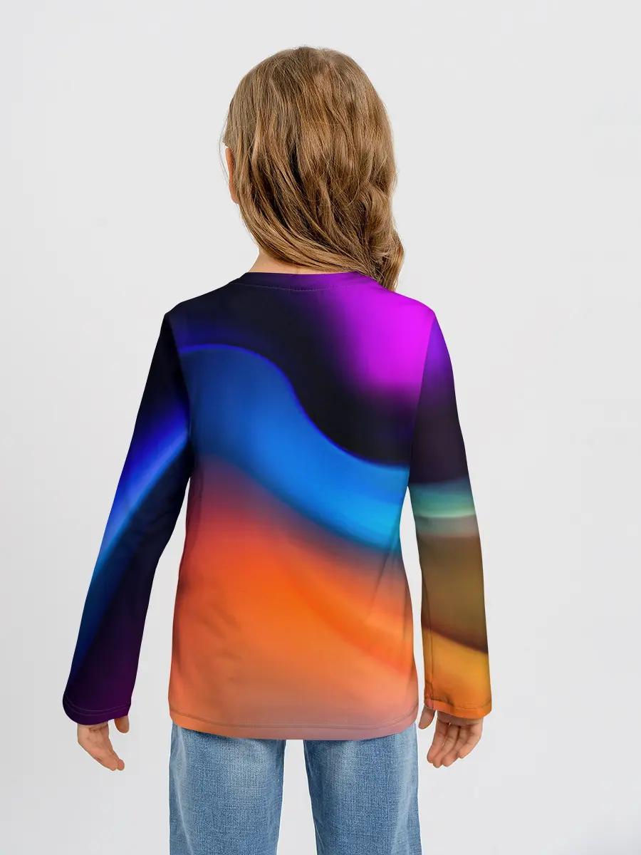 Детский лонгслив / Цветной шум