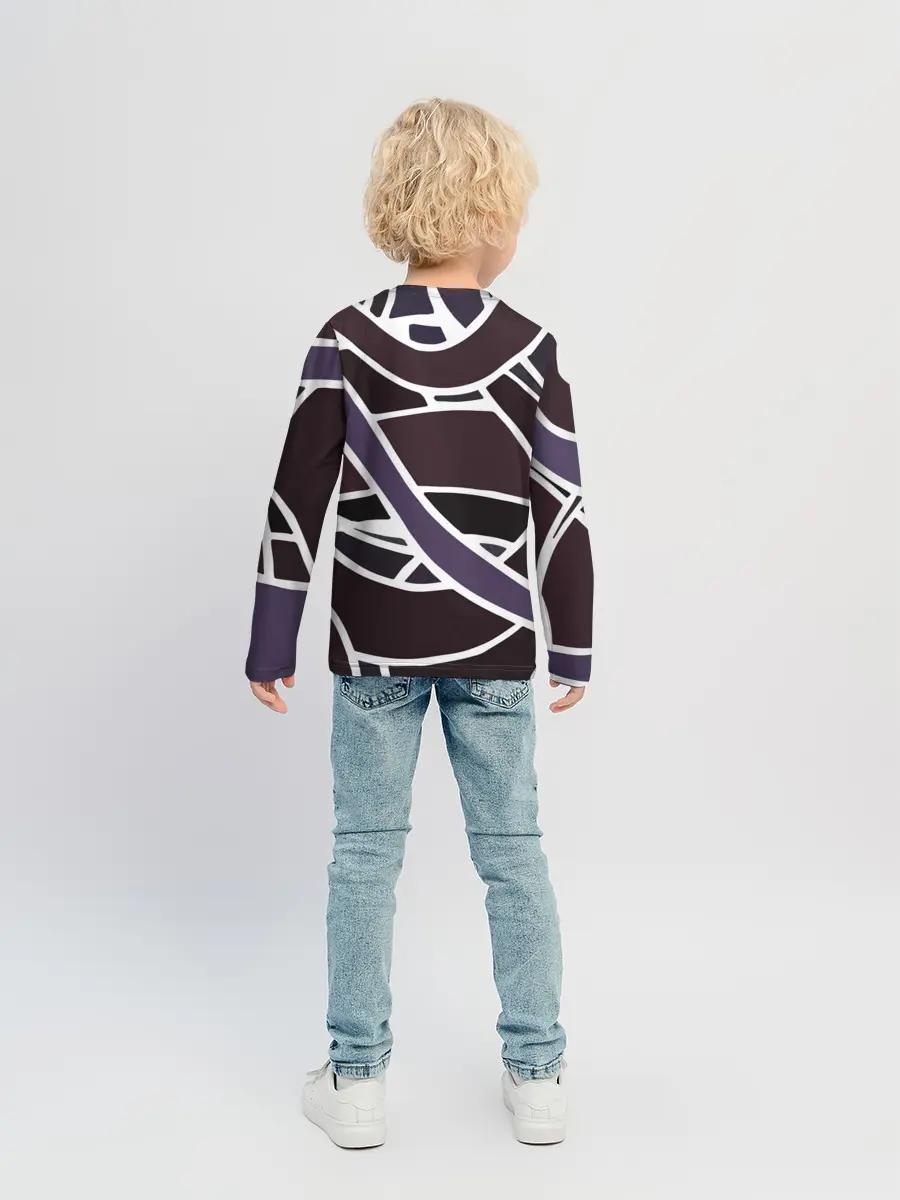Детский лонгслив / Линейная текстура