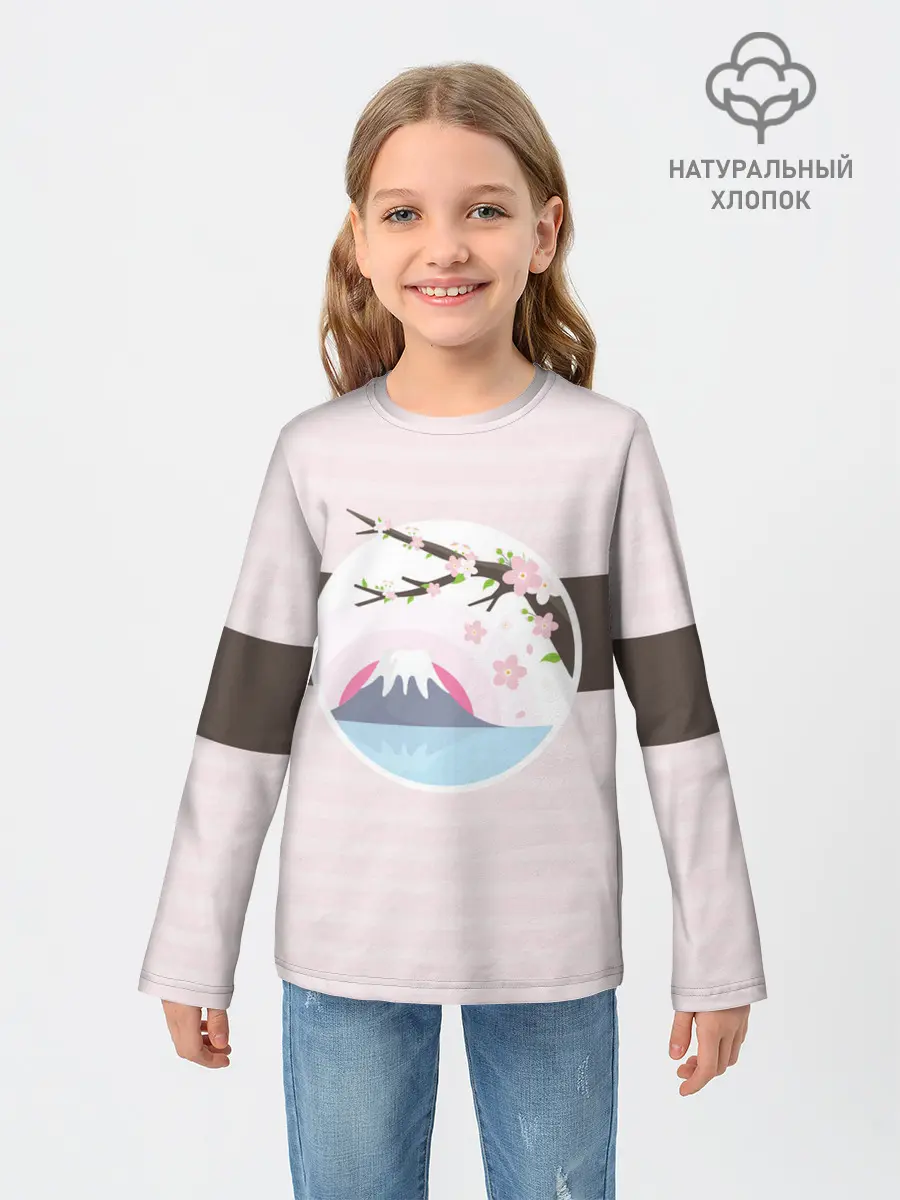 Детский лонгслив / Сакура | Sakura