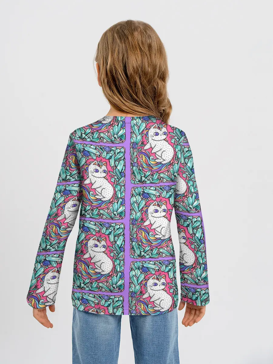 Детский лонгслив / Маленькие Единорожки