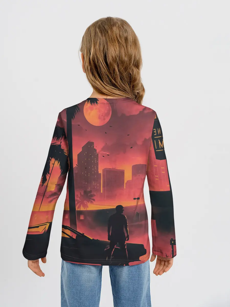 Детский лонгслив / MY GUN IS MUCH BIGGER THAN YOU