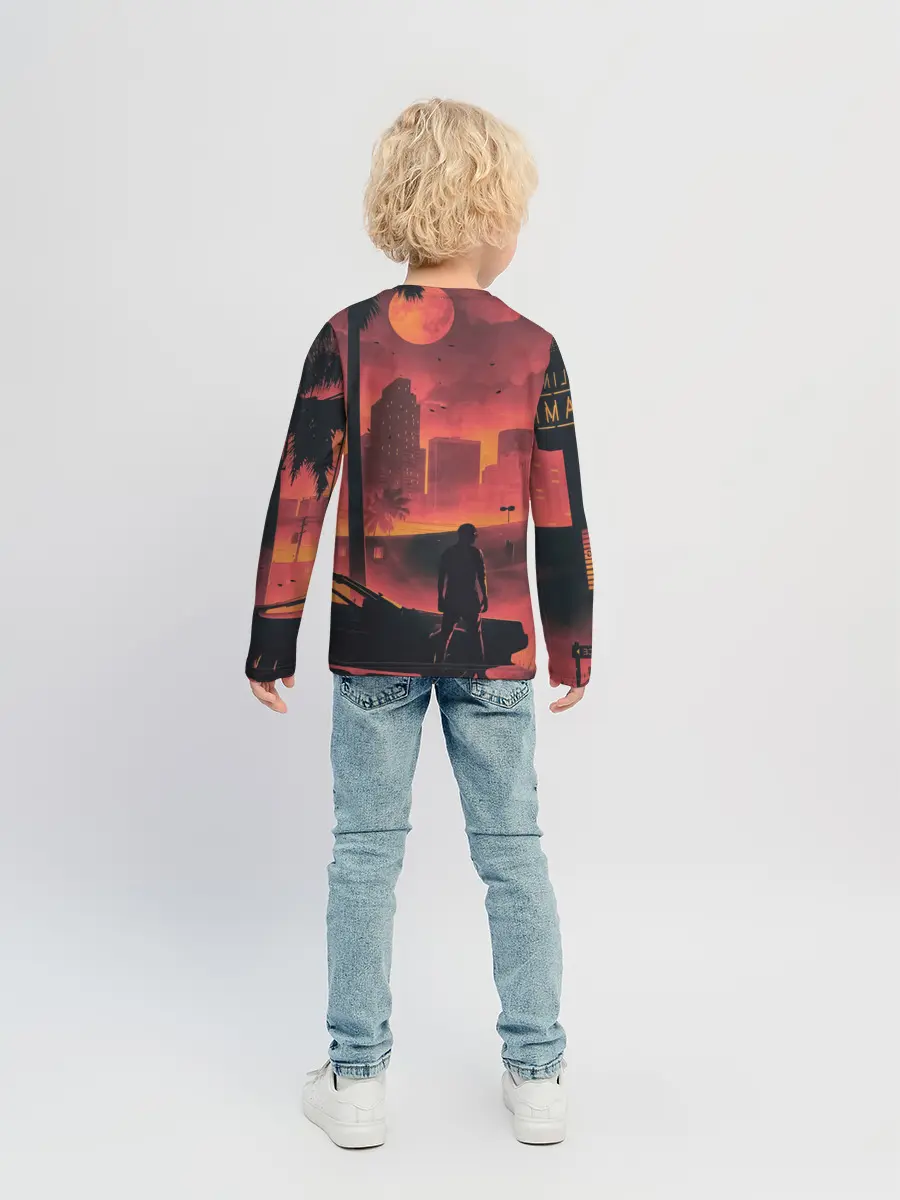 Детский лонгслив / MY GUN IS MUCH BIGGER THAN YOU