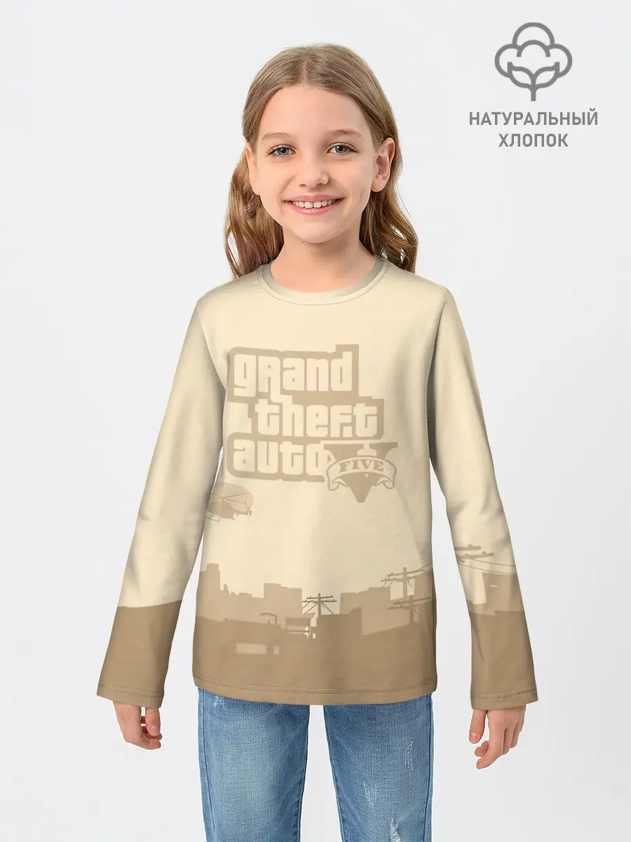 Детский лонгслив / Grand Theft Auto FIVE