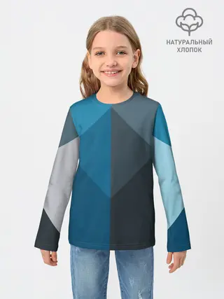 Детский лонгслив / Геометрия