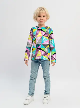 Детский лонгслив / Ретро арт