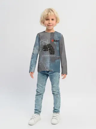 Детский лонгслив / Rust | Взрыв С4 | Раст