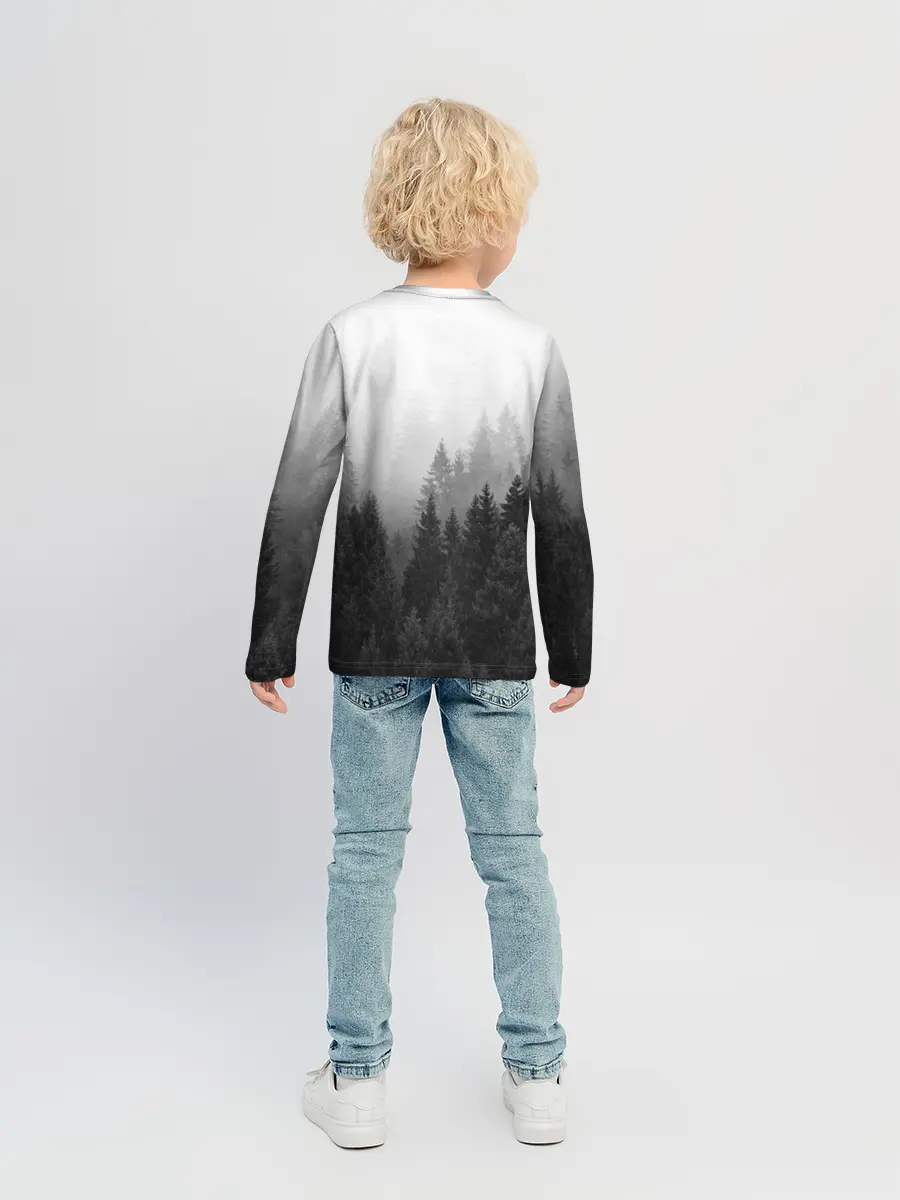 Детский лонгслив / Волк