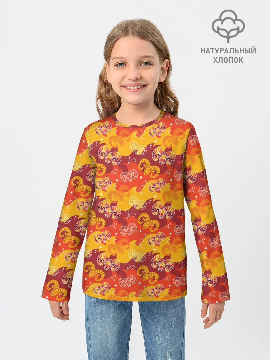 Детский лонгслив / Овен