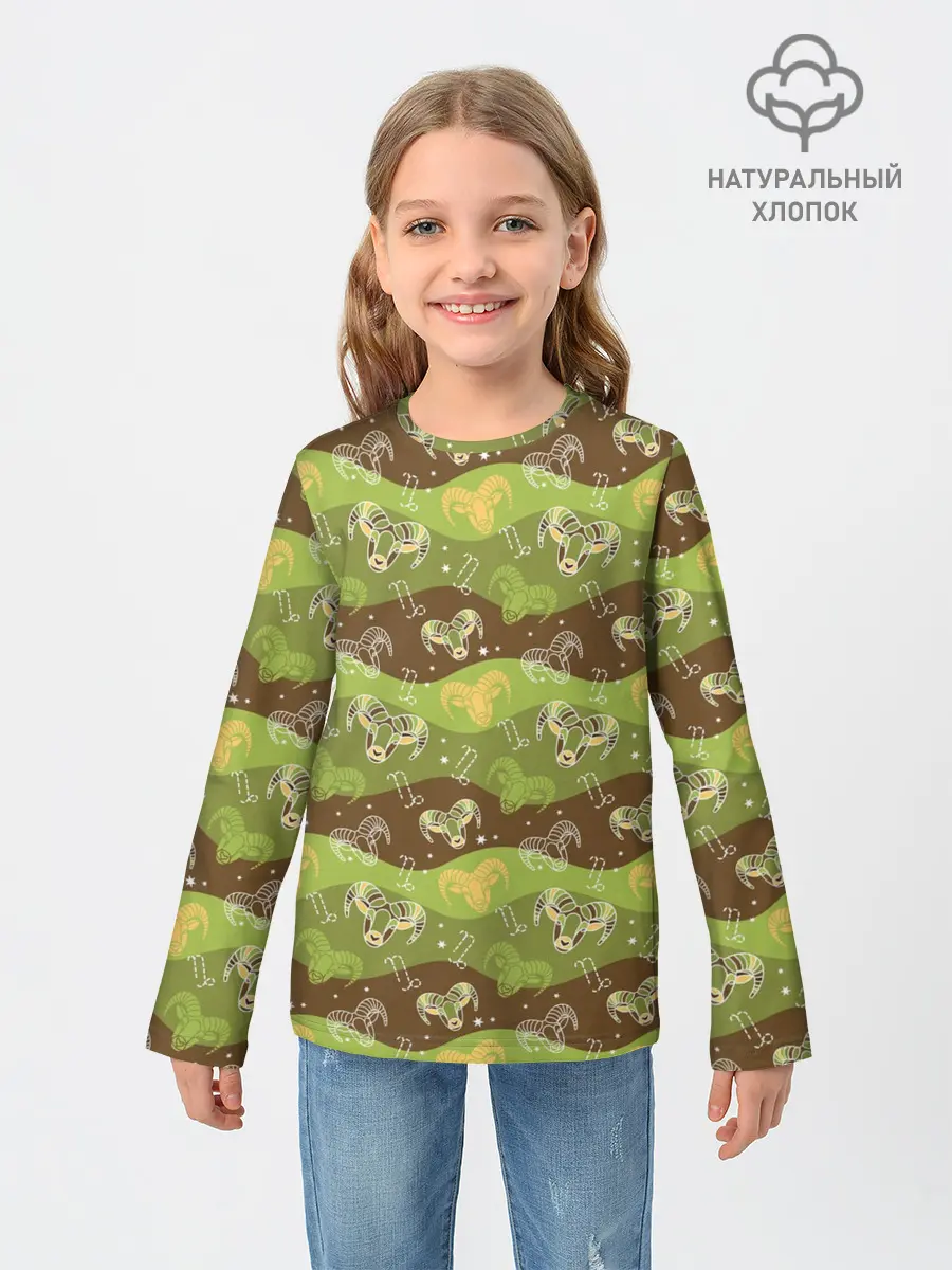 Детский лонгслив / Козерог