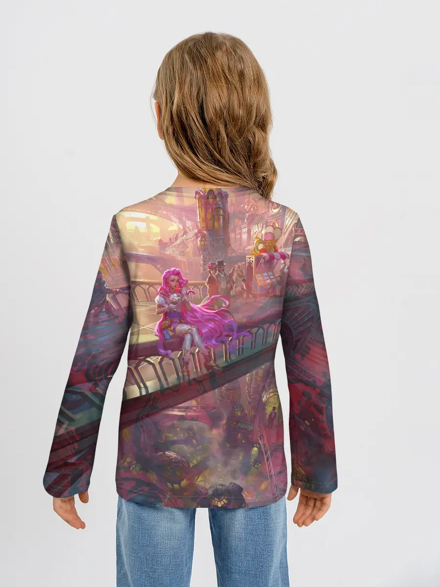 Детский лонгслив / Красотка | LOL