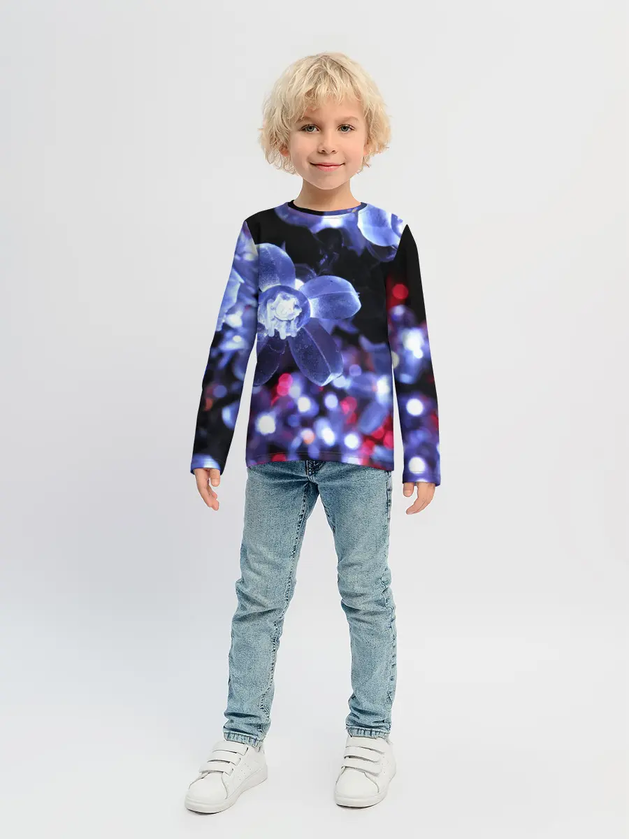 Детский лонгслив / Неоновые цвета