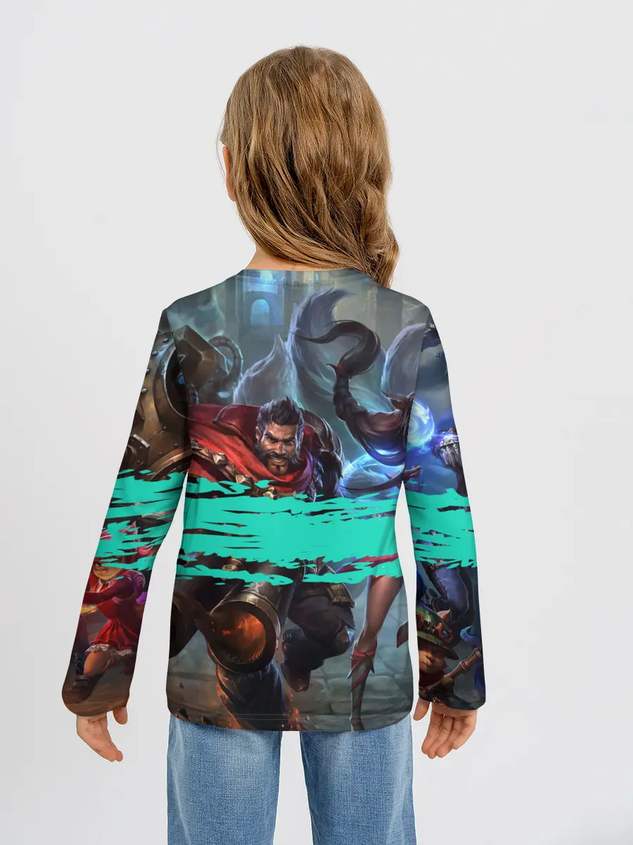 Детский лонгслив / Персонажи | LOL