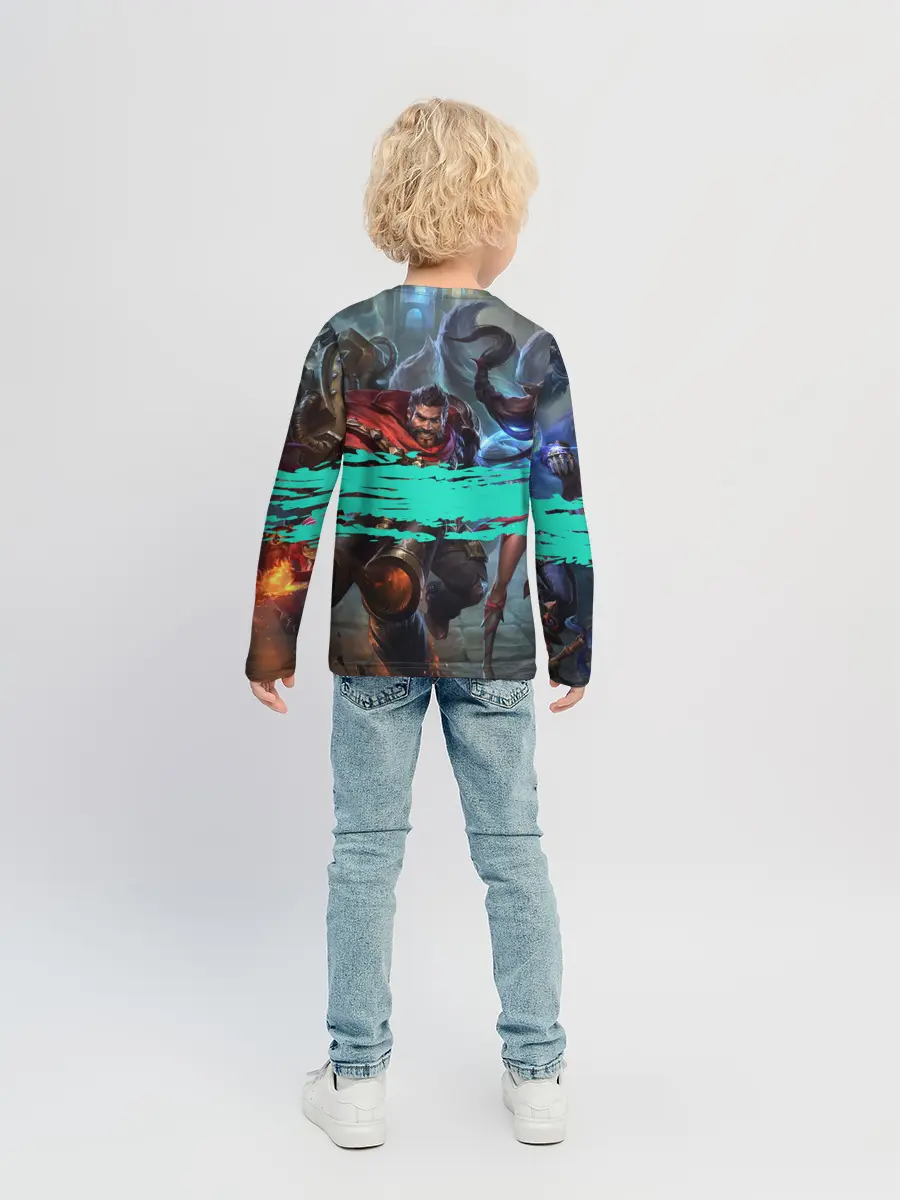 Детский лонгслив / Персонажи | LOL