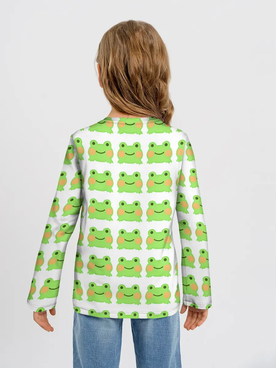 Детский лонгслив / лягушка