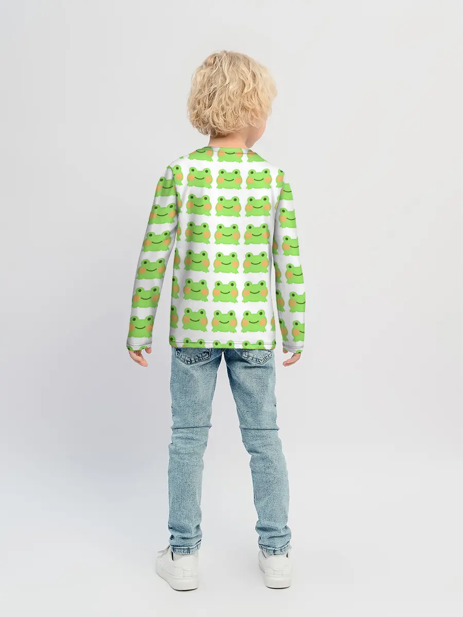 Детский лонгслив / лягушка
