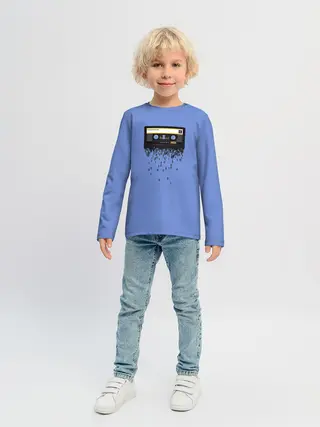 Детский лонгслив / Касета из 0 и 1