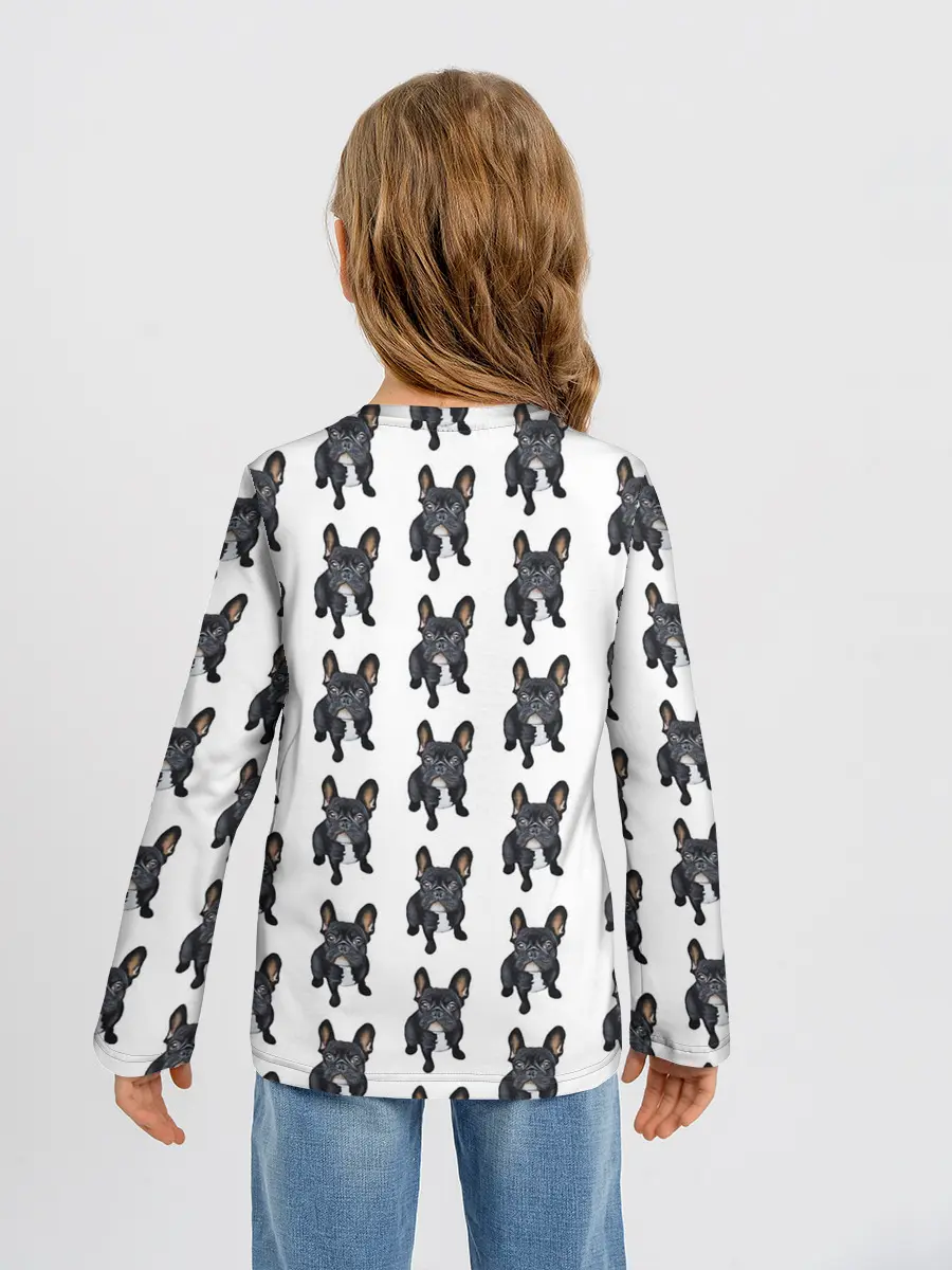 Детский лонгслив / Бульдожки