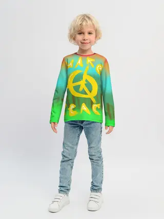 Детский лонгслив / Make peace