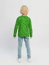 Детский лонгслив / Зелёный клевер