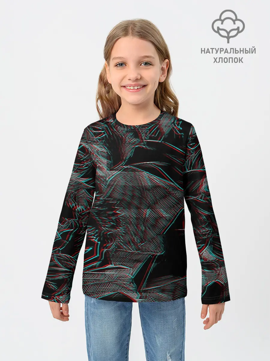 Детский лонгслив / Jujutsu Kaisen | Glitch