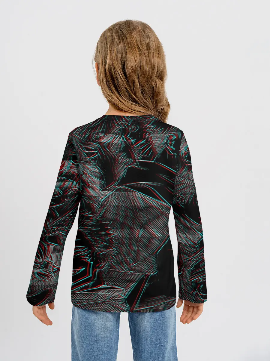 Детский лонгслив / Jujutsu Kaisen | Glitch