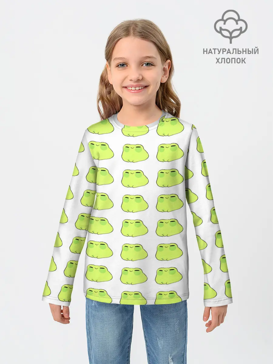 Детский лонгслив / лягушечки
