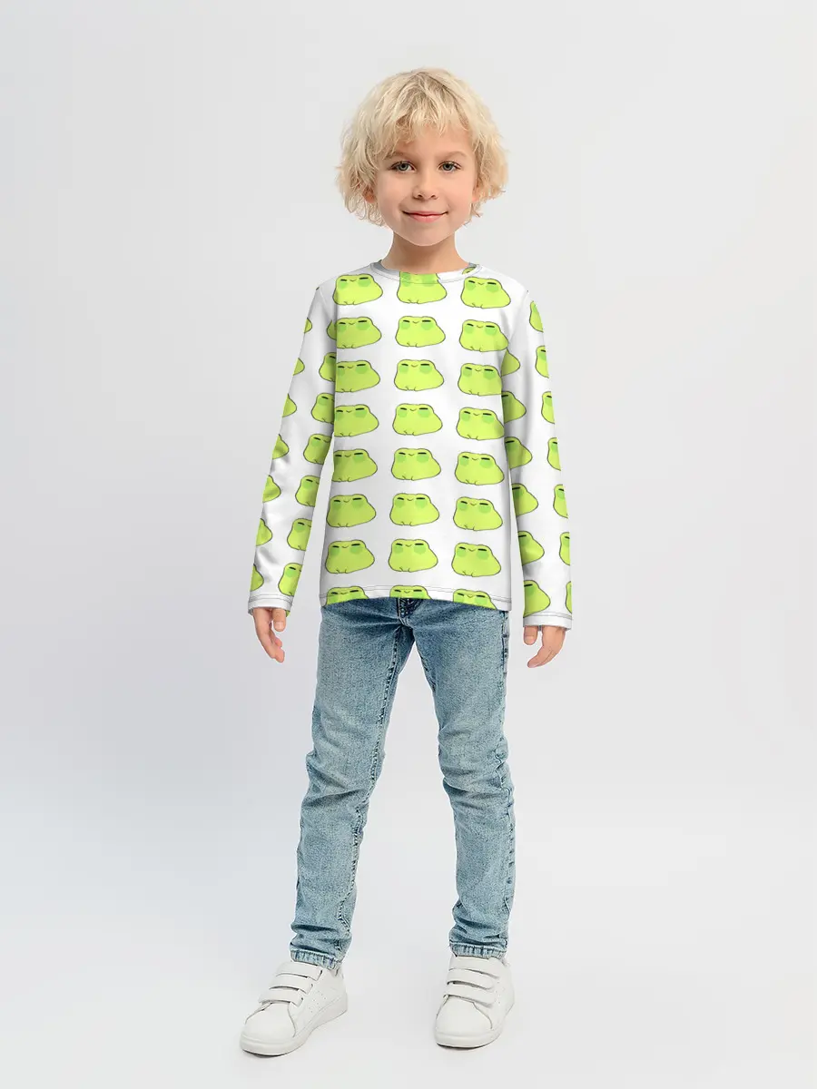 Детский лонгслив / лягушечки