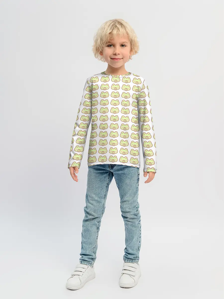 Детский лонгслив / лягушечки