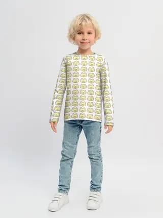 Детский лонгслив / лягушечки
