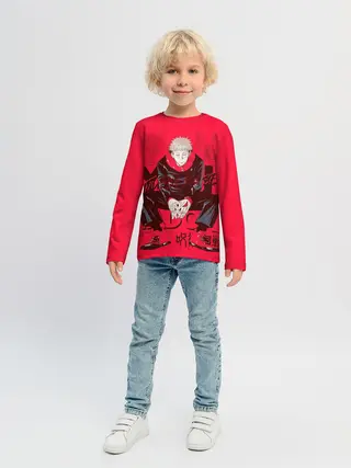 Детский лонгслив / Итадори Юдзи Магическая Битва