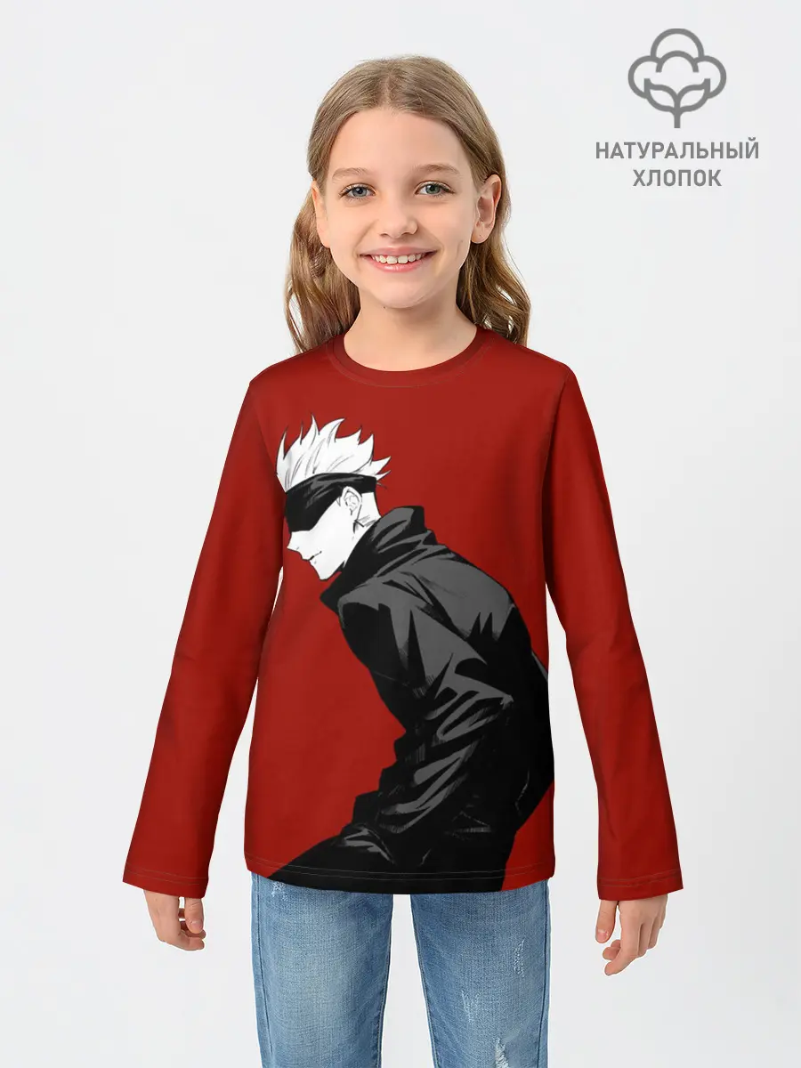 Детский лонгслив / Годжо Магическая Битва