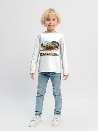 Детский лонгслив / внедорожник