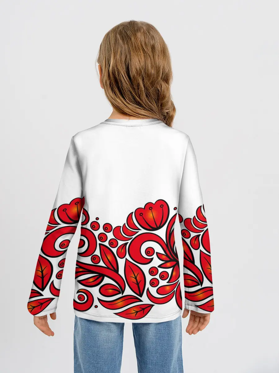 Детский лонгслив / ХОХЛОМА