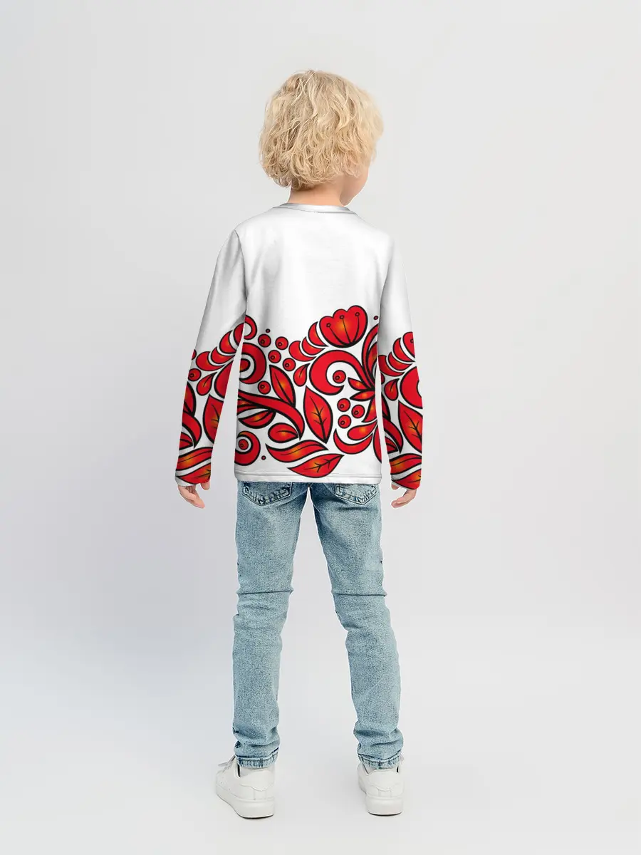 Детский лонгслив / ХОХЛОМА