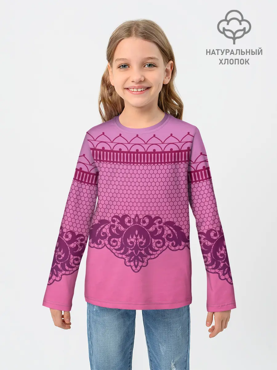 Детский лонгслив / Кружева