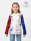 Детский лонгслив / BLUE WHITE & RED