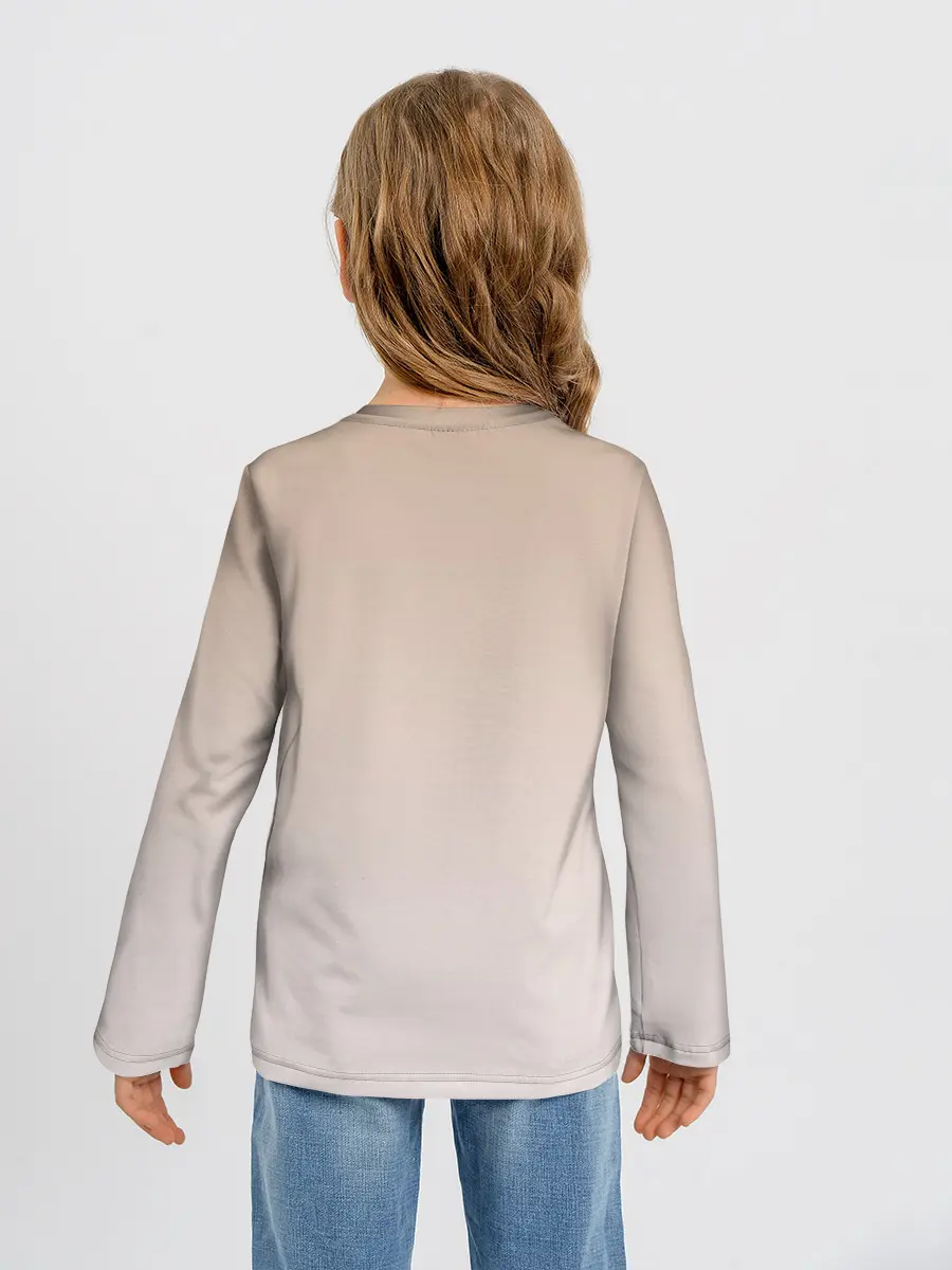 Детский лонгслив / собака в очках