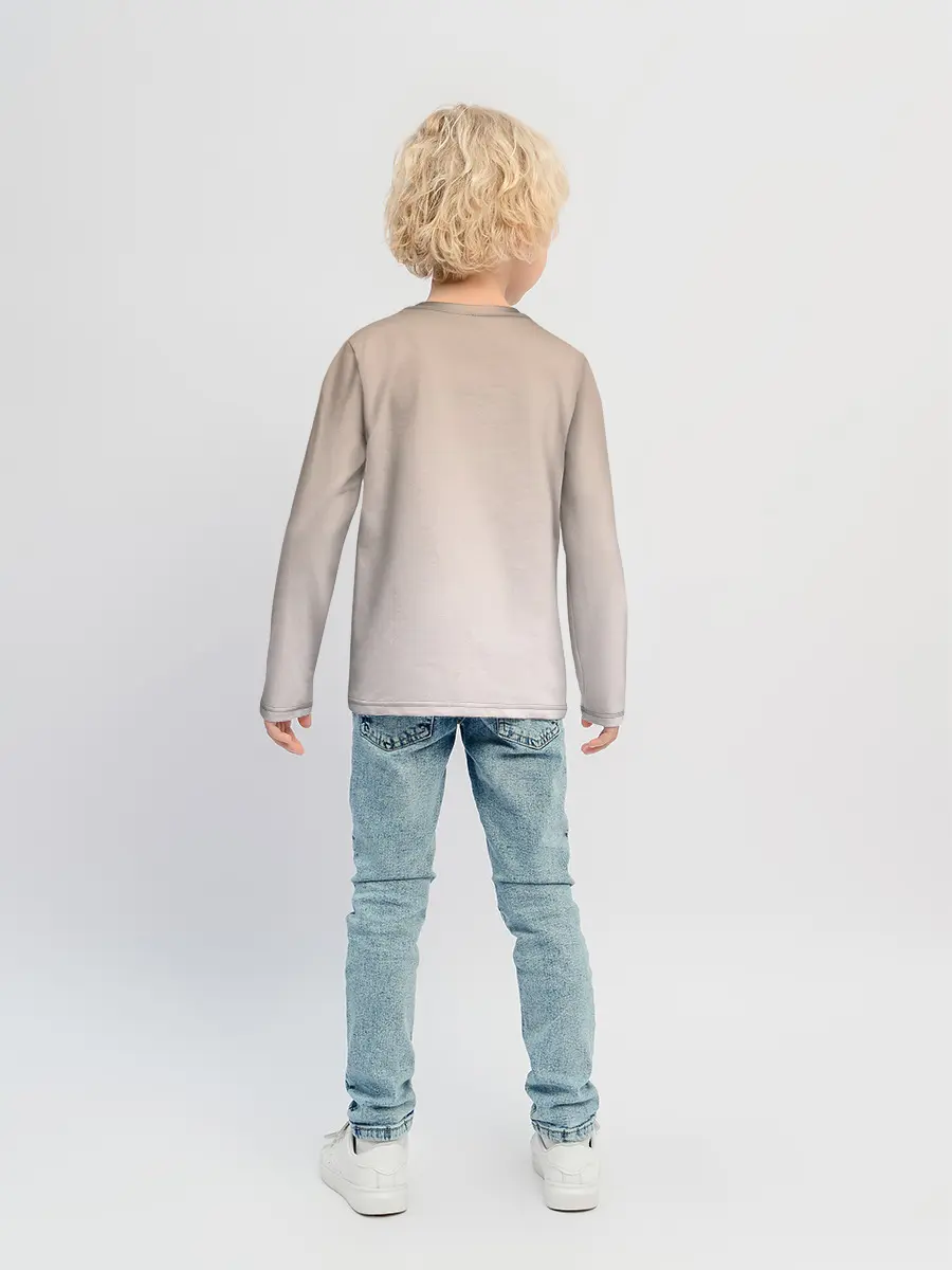 Детский лонгслив / собака в очках