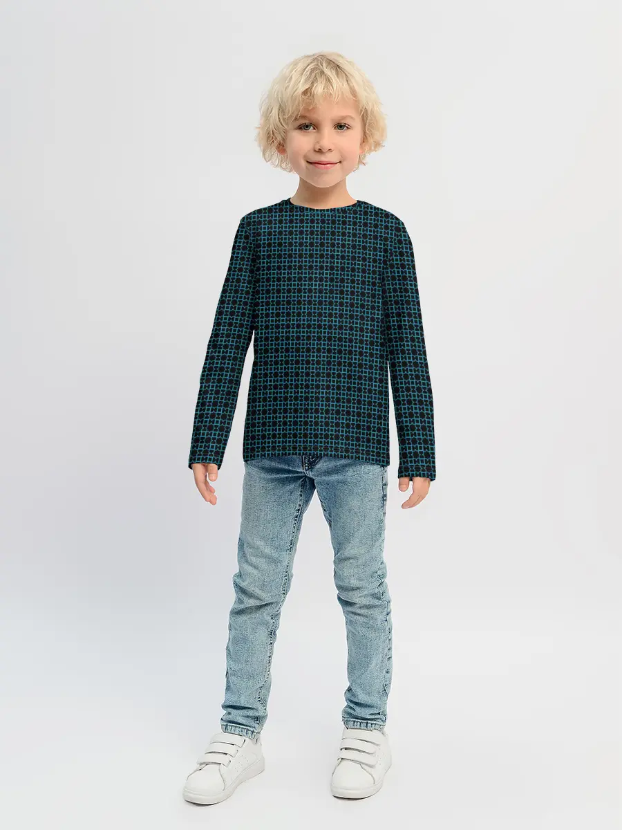 Детский лонгслив / Абстракция