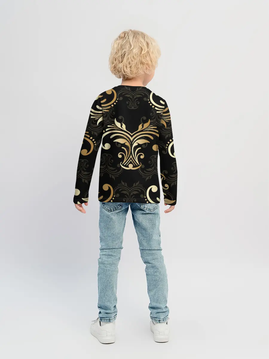 Детский лонгслив / Черное золото