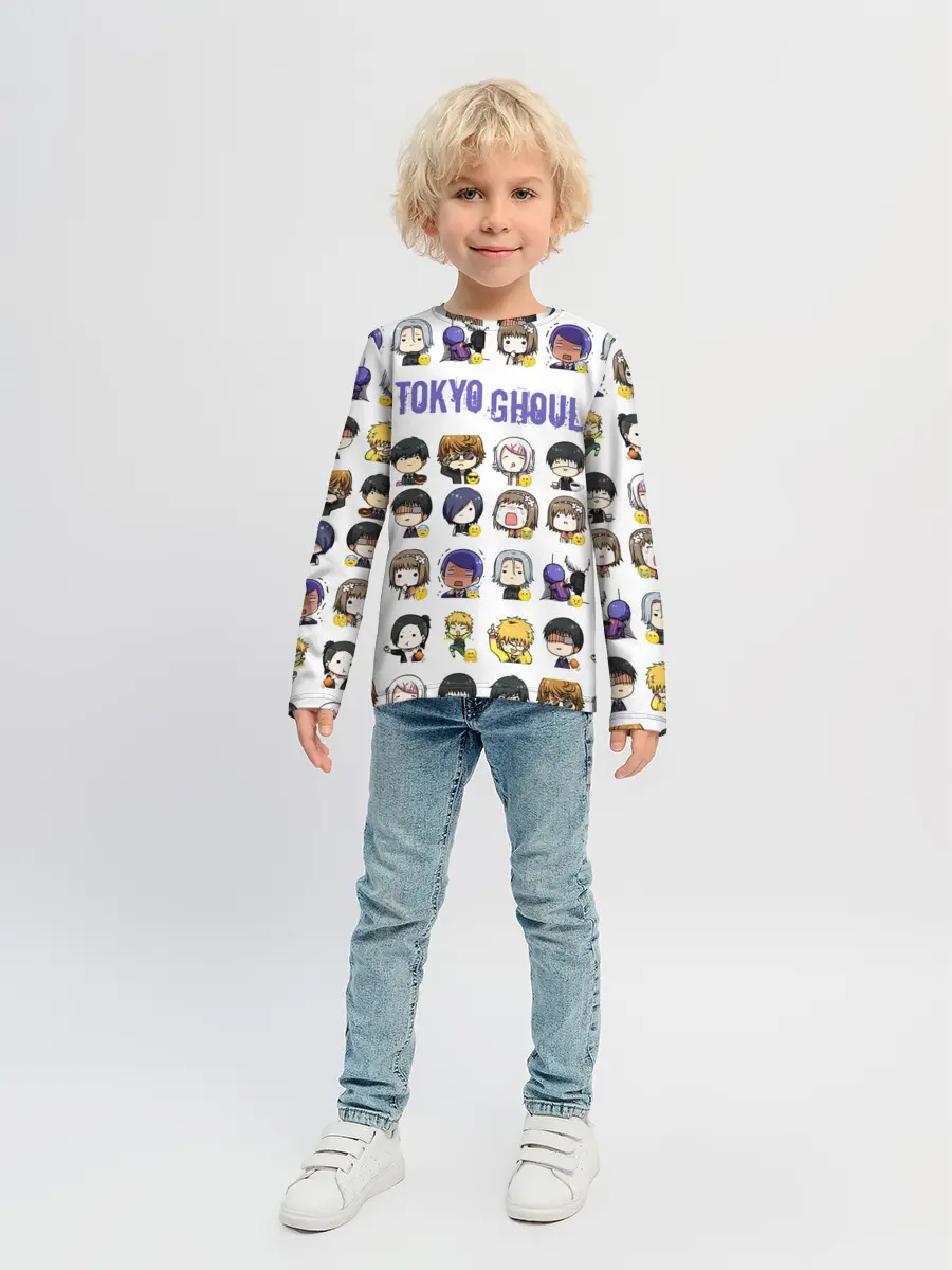 Детский лонгслив / Токийский гуль пресонажи