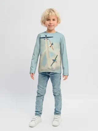 Детский лонгслив / Planes