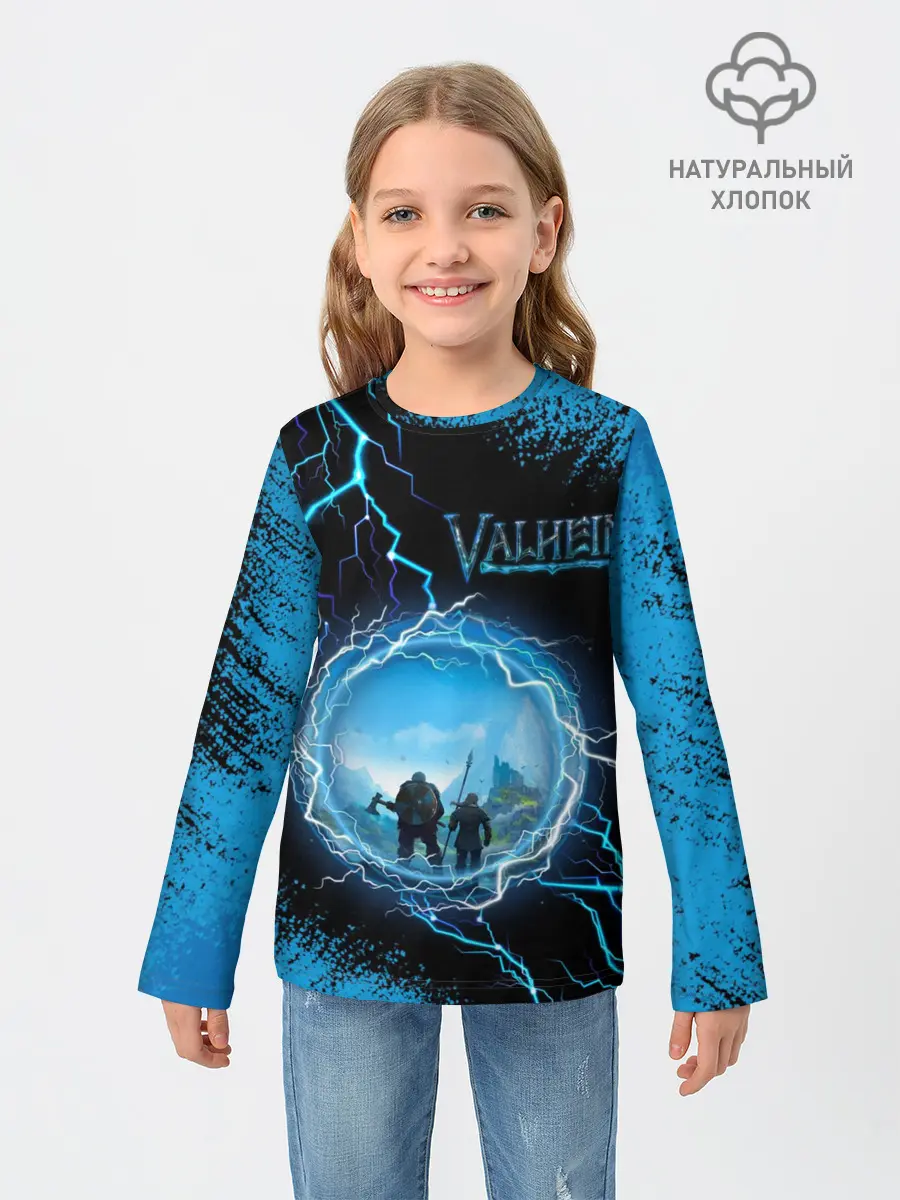 Детский лонгслив / Valheim | Вальхейм